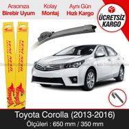 Inwells Toyota Corolla 2013-2016 Muz Silecek Takımı