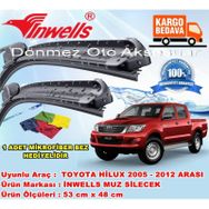 Inwells Toyota Hilux 2005-2012 Muz Silecek Takımı