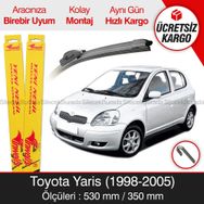 Inwells Toyota Yaris 1998-2005 Muz Silecek Takımı