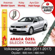 Inwells Volkswagen Jetta 2011-2017 Muz Silecek Takımı