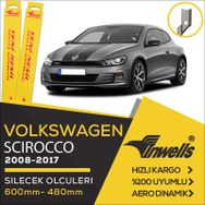 Inwells Volkswagen Scirocco 2008-2017 Muz Silecek Takımı