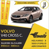 Inwells Volvo V40 Cross 2013-2017 Ön Muz Silecek Takımı