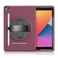 iPad 10.2 7.Nesil Hand Strap - Mürdüm Tablet Kılıfı