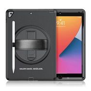 iPad 10.2 7.Nesil Hand Strap - Siyah Tablet Kılıfı