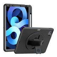 iPad 2022 10.9 10.Nesil Hand Strap - Siyah Tablet Kılıfı