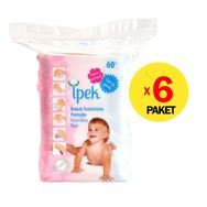 İpek 60 Adet - 6'lı Paket Hidrofil Maxi Bebek Pedi