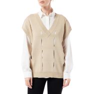 İpekyol IW6230050096 Naturel Cut Out Kadın Süveter