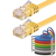 IRENIS CAT6 10 m Sarı Yassı RJ45 Ethernet Kablosu