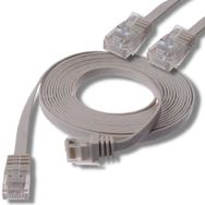 IRENIS CAT6 Gri 2 mt Yassı Ethernet Kablosu