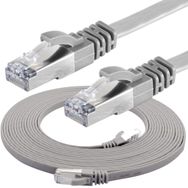 IRENIS CAT7 Gri 1 metre Yassı FTP Ethernet Network Lan İnternet Kablosu