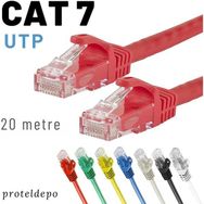 IRENIS CAT7 Kırmızı 20 metre Ethernet Network LAN Ağ Kablosu