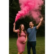İRHANLAR 2 Adet Pembe Duman Bombası Bebek Cinsiyet Belirleme Partisi Bambu Parti Sis Smoke Bomb gender party FİTİLSİZ
