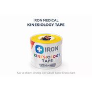 Iron Kınesıo Tape Ağrı Bandı Platinum 5Cm X 5 M Ağrı Bandı Sarı