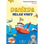 İş Bankası Kültür Yayınları Denizde Neler Var? – Boyama Kitaplarim 4 5 Yaş