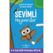 İş Bankası Kültür Yayınları Sevimli Hayvanlar - Süper Hayvanlar Boyama Serisi