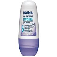 Isana İz Bırakmayan Özel Formül 48 Saate Kadar Etkili 50 ml Invisible Deodorant Roll On