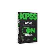 İsem Yayıncılık 2024 KPSS Genel Yetenek Genel Kültür 10 Deneme