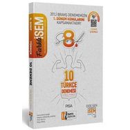 İsem Yayıncılık LGS Farklı İsem 8. Sınıf 1. Dönem Türkçe 10 Branş Deneme