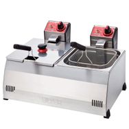 Işıkgaz Silver 8+8 lt Elektrikli Fritöz Makinesi