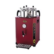 Işıkgaz Silver Elit Jumbo 2750 W 36 lt Demleme Demlikli Çay Makinesi Kırmızı