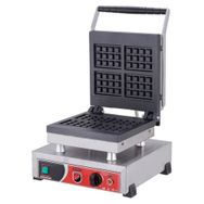 Işıkgaz Silverinox 4'lü Endüstriyel Elektrikli Kare Waffle Makinesi