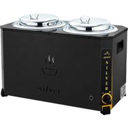 Işıkgaz Silverinox 9+9lt Jumbo Siyah Çelik Çorba Kazanı