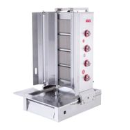 Işıkgaz Silverinox Doğalgazlı 4 Radyanlı Alttan Motorlu Döner Ocağı