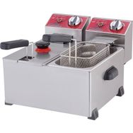 Işıkgaz Silverinox Endüstriyel Çiftli 3-3 lt Elektrikli Fritöz