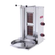 Işıkgaz Silverinox Endüstriyel Doğalgazlı 2 Radyanlı Döner Ocağı Makinesi