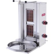 Işıkgaz Silverinox Endüstriyel Lpg Tüplü 2 Radyanlı Döner Ocağı Makinesi