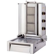 Işıkgaz Silverinox Lpg Tüplü 3 Radyanlı Alttan Motorlu Döner Ocağı