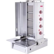 Işıkgaz Silverinox Lpg Tüplü 4 Radyanlı Alttan Motorlu Döner Ocağı