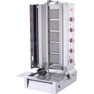 Işıkgaz Silverinox Lpg Tüplü 5 Radyanlı Alttan Motorlu Döner Ocağı
