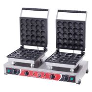 Işıkgaz Silverinox SLVR-B12 Elektrikli Çiftli Yuvarlak Bubble Waffle Makinesi