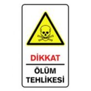 İşlev İş Güvenliği Ölüm Tehlikesi Levhası