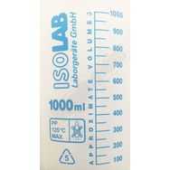 İsolab 1000 ml Beher Mavi Skala Ölçü Kabı