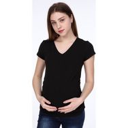 Işşıl 3158 V Yaka Kısa Kol Hamile T-shirt