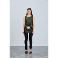 Işşıl 4542 Askılı Kol Çizgili Bakan Bebek Hamile T-Shirt