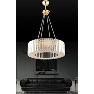 İstanbul Avize Lüx Elmas 45 cm Gold Kristal Taşlı Avize