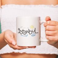 İstanbul Porselen Kupa Bardak