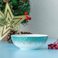 Istanbul Porselen Starligt Fine Bone New Year 14 cm Yılbaşı Kase