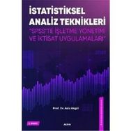 İstatistiksel Analiz Teknikleri Aziz Akgül