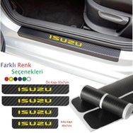 Isuzu 4 Adet Karbon Kapı Eşiği Sticker