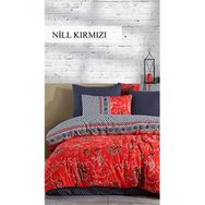 İyi Geceler İstanbul Tek Kişilik Fusion Nill Kırmızı Nevresim Takımı