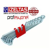 İzeltaş 0430 Yıldız İki Ağız 8'li Anahtar Takımı