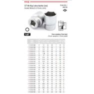 İzeltaş 1108060019 1/2'' 19 mm Altı Köşe Derin Lokma Anahtar