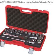 İzeltaş 1113002107 1/2 inç 24 Parça Altı Köşe Lokma Anahtar Takımı