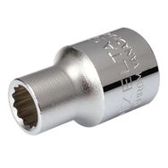 İzeltaş 1114061026 1-2" 26 mm On İki Köşe Lokma Krom Anahtar