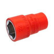 İzeltaş 1/2" 1000V 6 Köşe 22 Lokma Anahtar