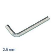 İzeltaş 2.5 mm Altı Köşe Tek Allen Anahtar